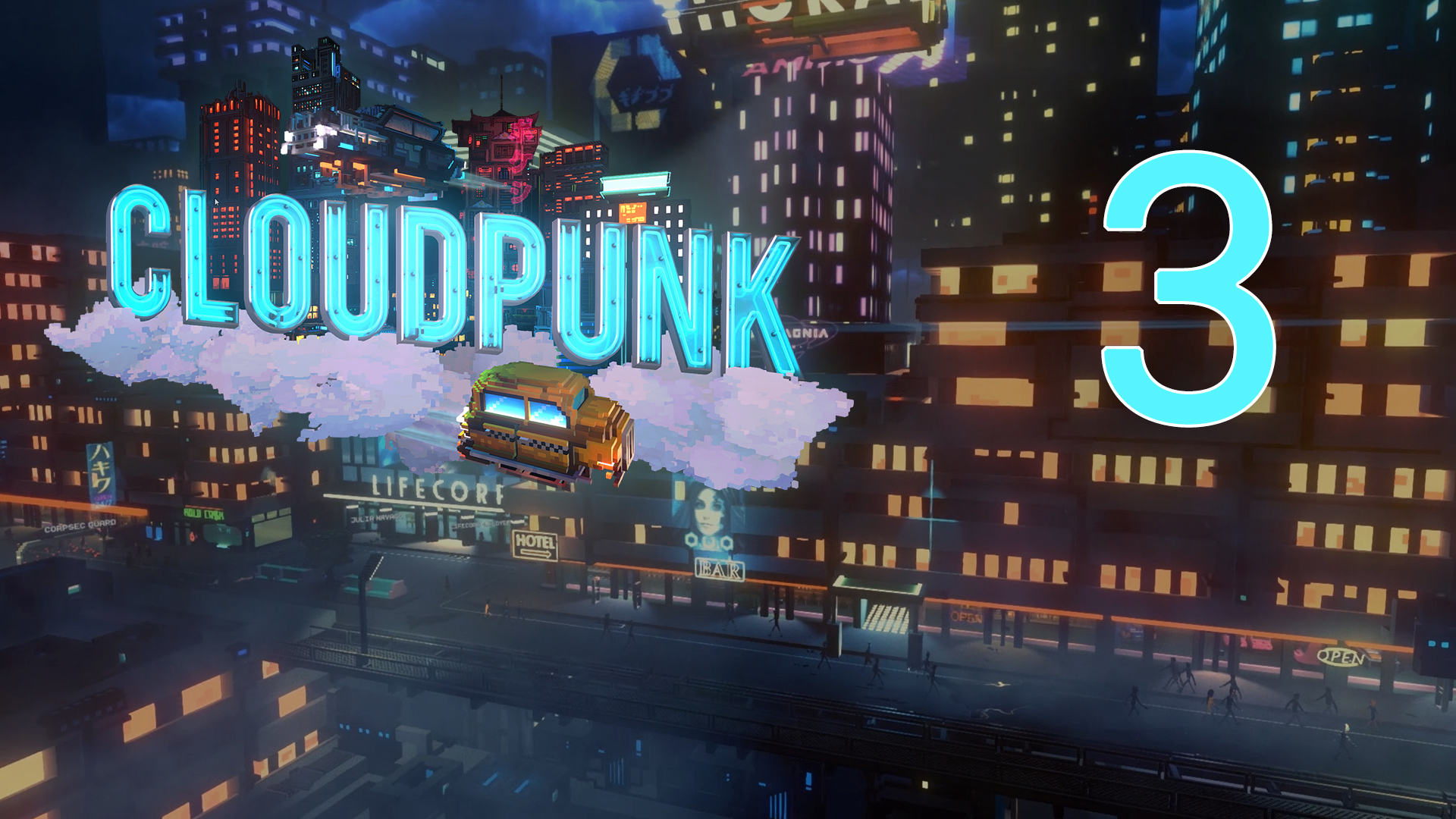 Cloudpunk - Прохождение игры на русском [#3] | PC (2020 г.)