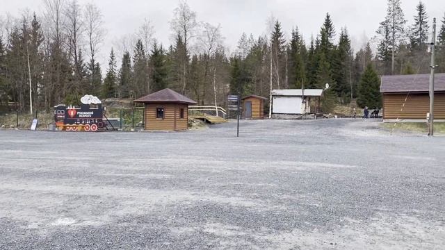 Экскурсия под землей, мрамор и настоящий локомотив | Поездка в Карелию в горный парк Рускеала смотреть онлайн