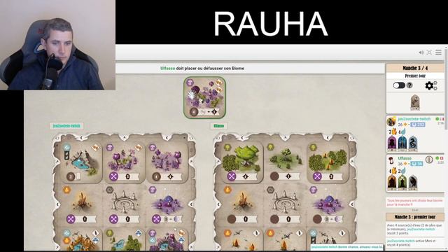 RAUHA - Partie pédagogique sur Board Game Arena. смотреть онлайн