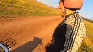 Учимся стантить на китайском скутере | Стант на китайце!