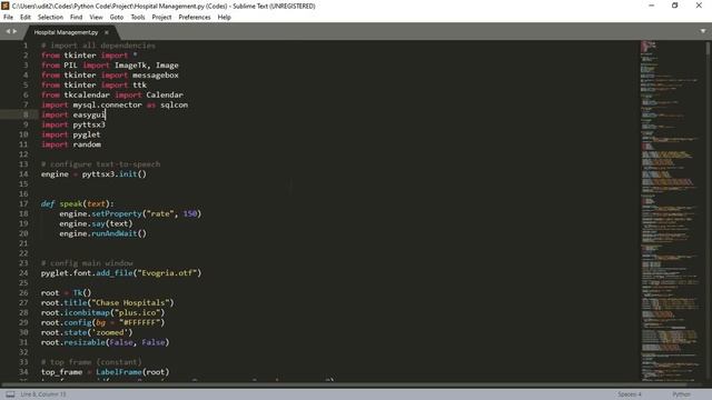 Python Project |Computer Science project | Class XII | Python Interface with mysql | PyCharm |Part-