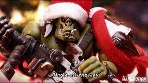 The Goff Rocker - Ere We Go 【WarHammer 40K Orks Song Stop Motion Animation】Made by @Mangmotion