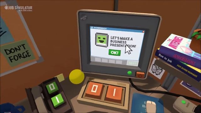 No Commentary Playthrough - Job Simulator (Office) - HTC Vive смотреть онлайн