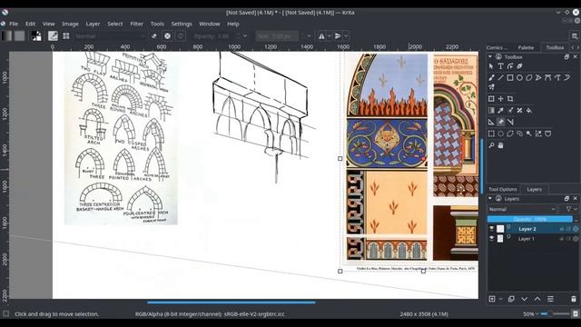 Krita 4.1 Reference Tool смотреть онлайн
