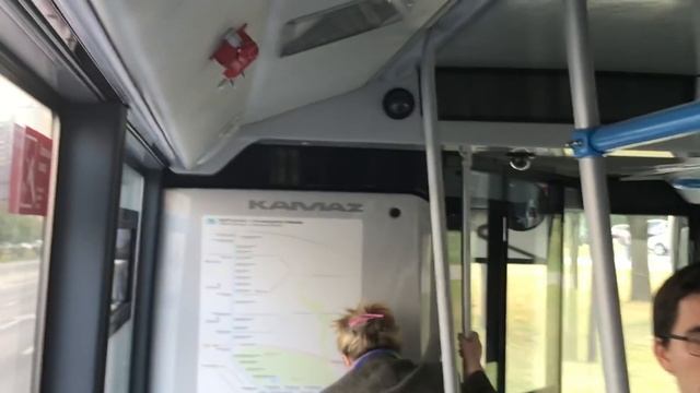 Обзор салона электробуса КАМАЗ-6282 (Москва).