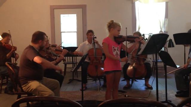 Репетиция- Маша играет концерт Ридинга -часть 1. Гринсборо Вермонт