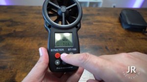 BTMETER BT-100 Handheld Anemometer Measure Wind Speed