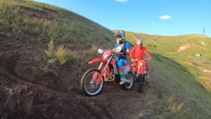 Тренировка enduro на полигоне. Красноярск Enduro-park