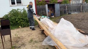 РЕМОНТ ВАГОНЧИКА НА ДАЧЕ КУПИЛИ НЕУХОЖЕНЫЙ УЧАСТОК