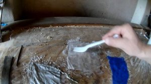 Эпоксидная смола на разных тряпках