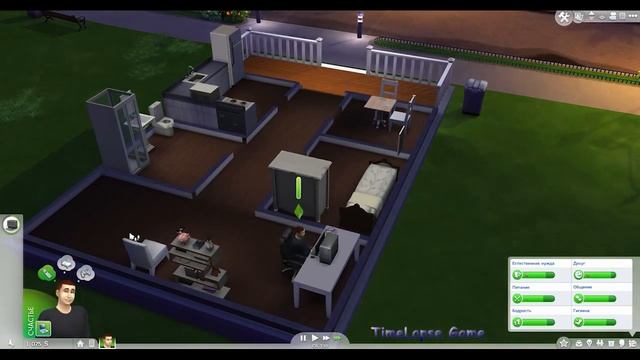 Прохождение игры The Sims 4. Часть 6. TimeLapse Game смотреть онлайн