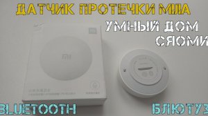 Блютуз датчик протечки для умного дома Mi Home от MIJIA. Обзор,подключение,сравнение с zigbee aqara.