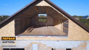 Монтаж мансардной крыши. Монтаж стропильной системы мансарды