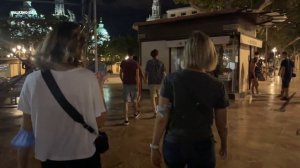 Valencia at Night Walking Tour ?- Spain ??[4k 60fps] with Captions | Valencia City Hall, City Cente