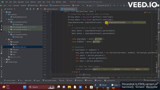 age calculator using java and xml смотреть онлайн
