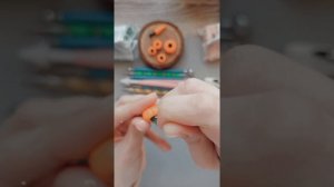 МК "Тыква из полимерной глины" ПРОСТО, БЫСТРО/How to make polymer clay pumpkin