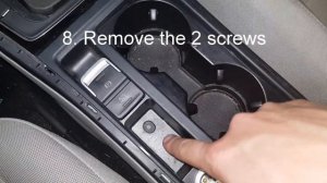 Volkswagen Golf 7 - How to fix cup holder slider