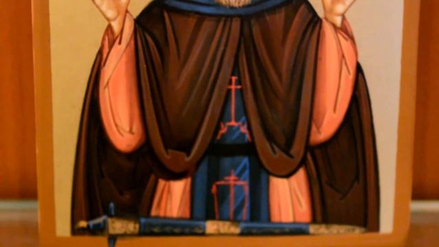 Икона рукописная Илия Муромец смотреть онлайн