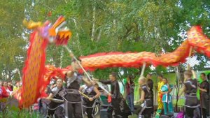 Показательные выступления школ кунг-фу на 80-летие Алтайского края
