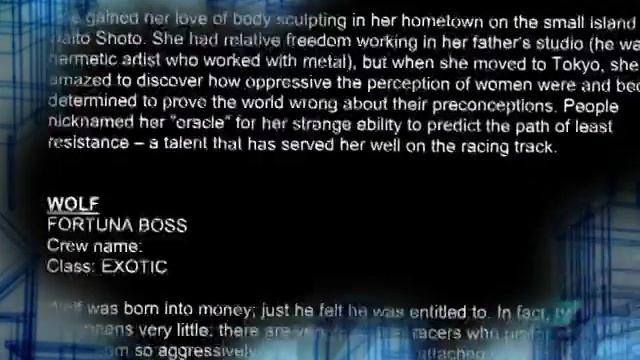 NFS: Carbon Story - Characters смотреть онлайн