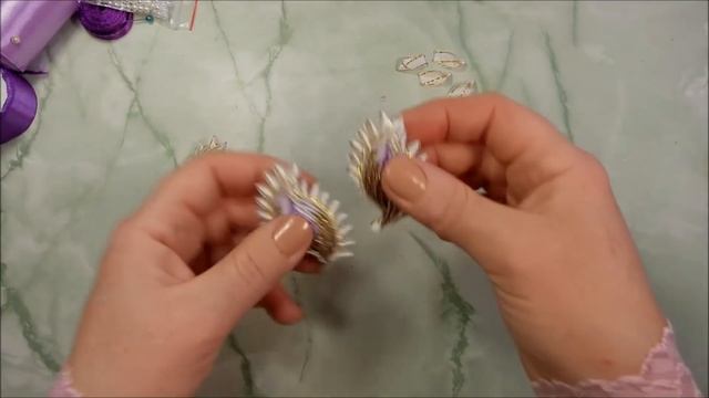 Брошь или ободок канзаши /diy  Brooch