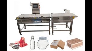 Чеквейер с пневмотической системой отбраковки Сheckweigher with reject system