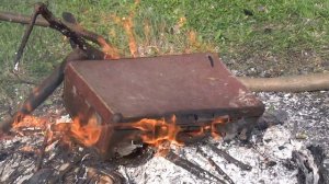 Чемодан горит