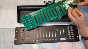 DMX512 CONTROLLER РЕМОНТ РАЗБОР СХЕМА