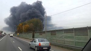 Пожар на Ленинградском шоссе 2018