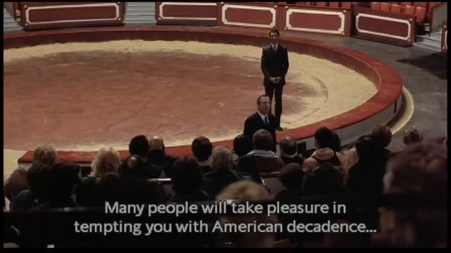 Savely Kramarov & Robin Williams in a movie scene from "Moscow On The Hudson" (HD) смотреть онлайн