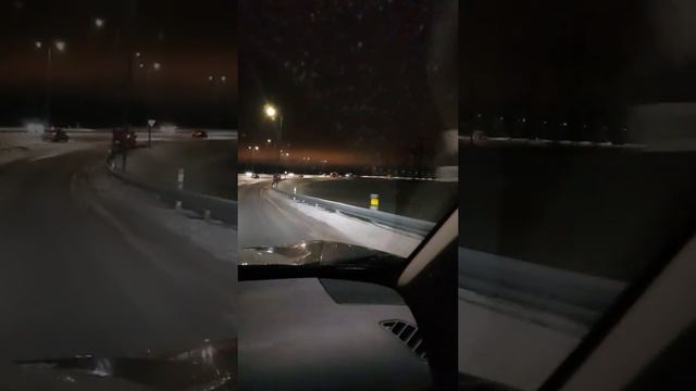 Эстония. Вот так должны быть освещены дороги в тёмное время суток. Большие огни маленького города смотреть онлайн