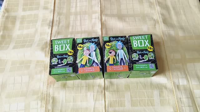 Открываем Свит Боксы Рик и Морти №1. Opening Sweet Boxes Rick and Morty №1.