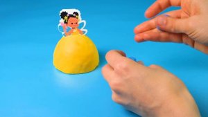 Слепи платье из легкого пластилина: Фея Лето. ТМ "Лепи Легко"