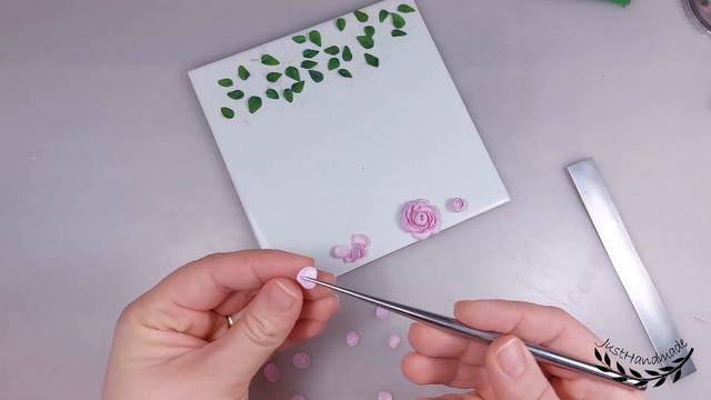 JustHandmade - Polymer clay floral necklace with CAMELLIA flowers - tutorial / DIY / jewelry design смотреть онлайн