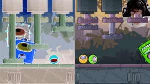 Red Ball 4 ( Green + Yellow + Blue + Pink + Red ) Among Ball 'Fusion battle' with 'ALL 36 BOSSES'