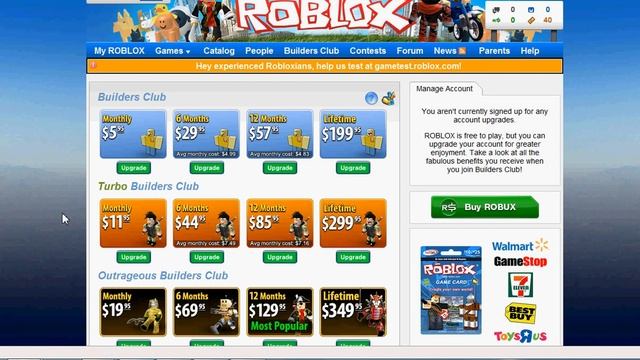 Never get a free Builders Club on Roblox смотреть онлайн