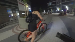 Ночная прогулка по набережной новороссийска на велосипеле. Ночные купания в черном море