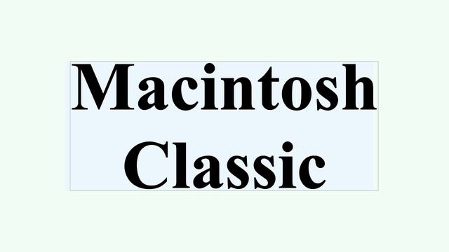 Macintosh Classic смотреть онлайн