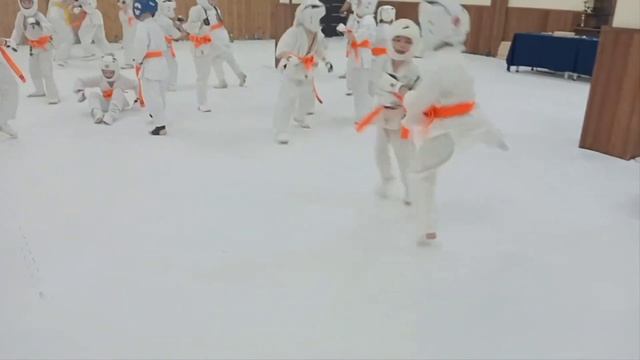 Самурай Анапа сдаем на пояса и Посвящение в Самураи 12 марта 2023. Первые шаги в каратисты смотреть онлайн