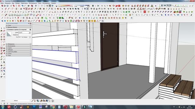 Моделирование и визуализация дачного домика в SU+TheaRender смотреть онлайн