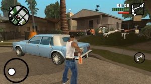 Играю в GTA SAN ANDREAS с читами на телефоне
