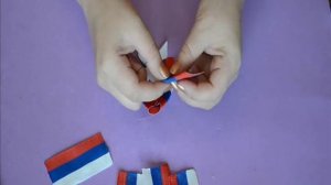 Брошь Российский флаг Вариант №2 - brooch Russian flag