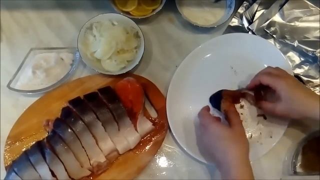 Горбуша в фольге