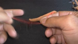 Лайфхак для рыбалки. Поролоновая морковка с ниткой и хвостиком.