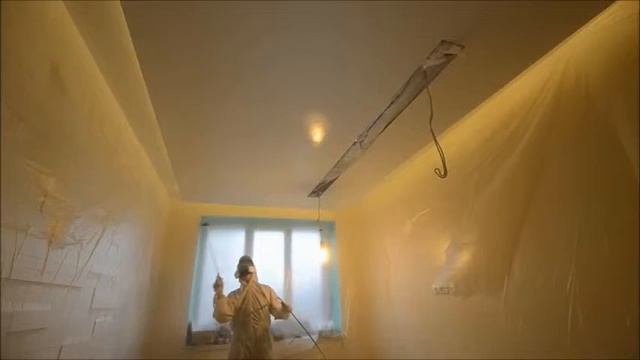 Покраска стен, потолка, обоев 8(953)953-14-38 смотреть онлайн