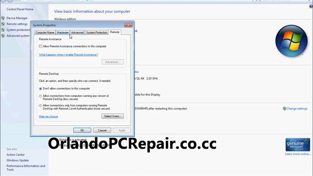How to Enable Remote Desktop (RDP) in Windows 7 by Nicholas Lee Fagan смотреть онлайн