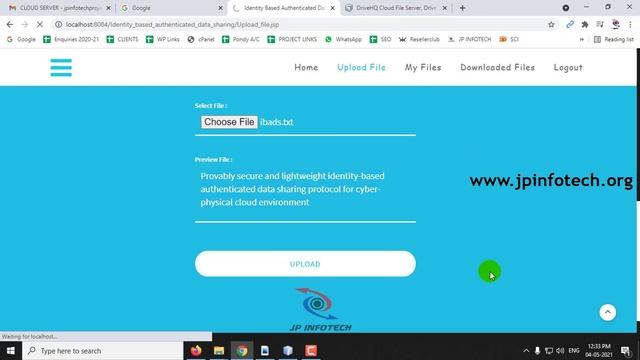 Provably secure and lightweight identity-based authenticated data sharing protocol | Java Project смотреть онлайн