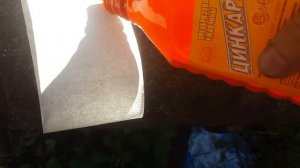 Жидкий цинк Wurth. Холодное цинкование Liqui Moly. Нанесение.