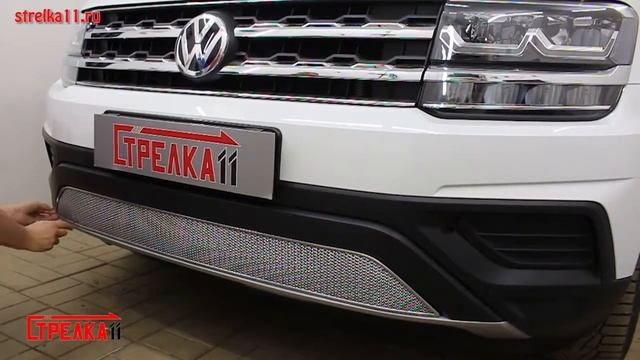 Защита радиатора PREMIUM - VOLKSWAGEN TERAMONT I с 2016г.в. (Хром)- strelka11.ru смотреть онлайн