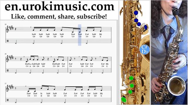 Saxophone lessons (Tenor) The Chainsmokers - Sick Boy Sheet Music Tutorial um-ih352 смотреть онлайн